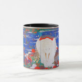 鳥獣・花草図右 マグカップ (中央)