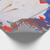 鳥獣・花草図右 ラッピングペーパー (角)