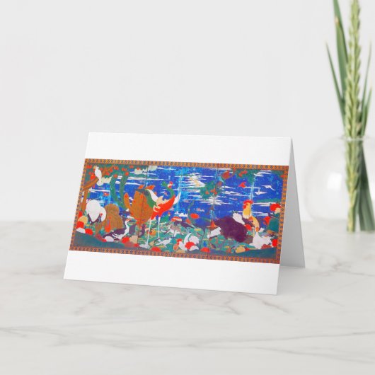 鳥獣・草花離れ集集 カード (正面)