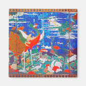 鳥獣・草花離れ集集 マグネット (正面)