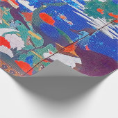 鳥獣・草花離れ集集 ラッピングペーパー (角)