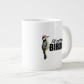 鳥監視人 ジャンボコーヒーマグカップ (正面右)