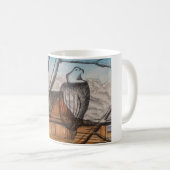 鳥目眺め コーヒーマグカップ (正面右)