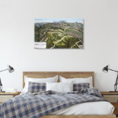 鳥瞰図 キャンバスプリント (インサイチュ (寝室))