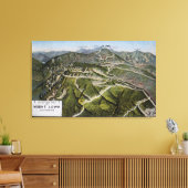 鳥瞰図 キャンバスプリント (インサイチュ (リビング))