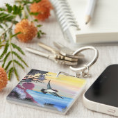 鳥瞰図 キーホルダー (正面右)