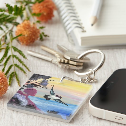 鳥瞰図 キーホルダー (正面右)