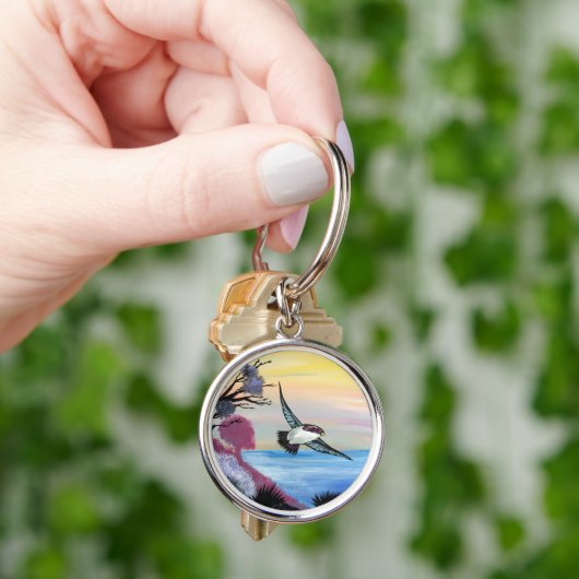 鳥瞰図 キーホルダー (手)