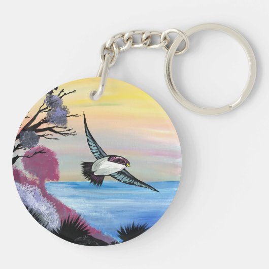 鳥瞰図 キーホルダー (裏面)