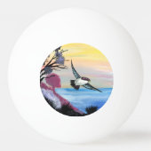 鳥瞰図 卓球ボール (裏面)