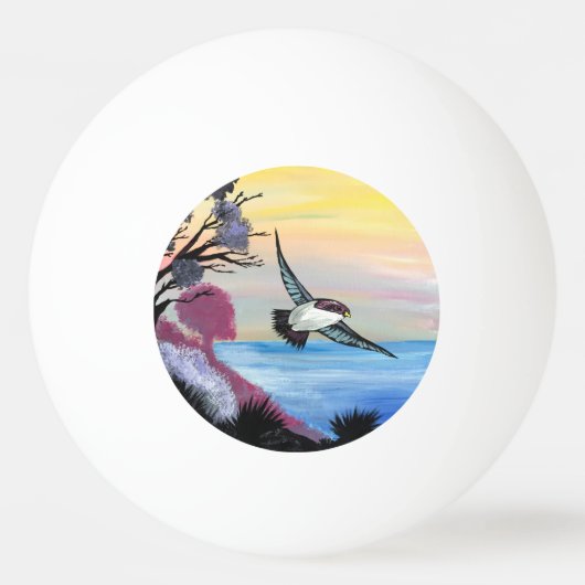鳥瞰図 卓球ボール (正面)