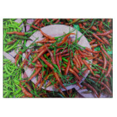 鳥瞰的なチリペッパー カッティングボード (正面)