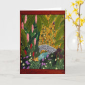 鳥瞰的な眺め カード (黄色い花)