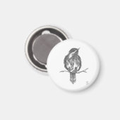 鳥磁石 マグネット (正面/裏面)