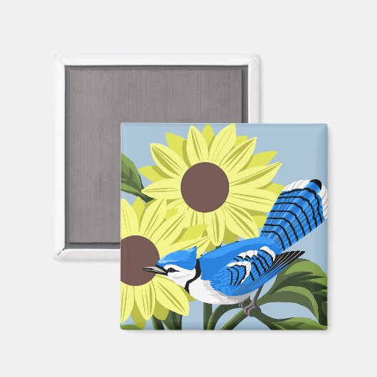 鳥磁石 マグネット (正面/裏面)