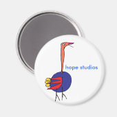 鳥磁石 マグネット (正面/裏面)