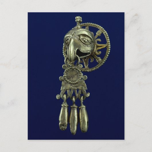 鳥神の唇飾り ポストカード (正面)