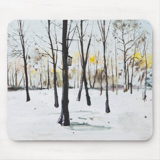 鳥箱の勉強Ohlsdorf 2013年 マウスパッド (正面)