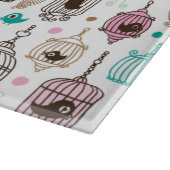 鳥籠愛は背景パターンをからかいます カッティングボード (角)
