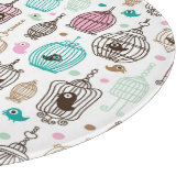 鳥籠愛は背景パターンをからかいます カッティングボード (角)