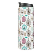 鳥籠愛は背景パターンをからかいます タンブラー (回転右)