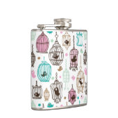 鳥籠愛は背景パターンをからかいます フラスク (右)