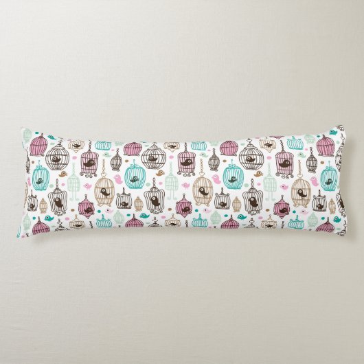 鳥籠愛は背景パターンをからかいます ボディピロー (正面)