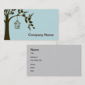 鳥籠 名刺 (正面/裏面)