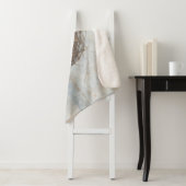 鳥素朴巣 – 青 シェルパブランケット (インサイチュ)