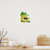 鳥結婚の ポスター (キッチン)