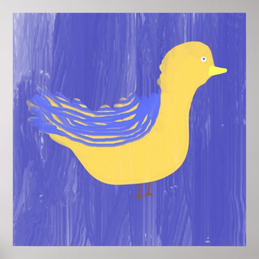 鳥絵画の芸術 ポスター (正面)