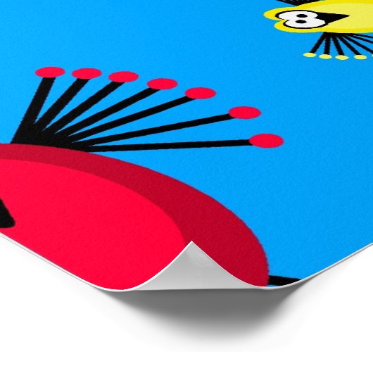 鳥群れ ポスター (角)