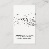 鳥群れ 名刺 (正面)