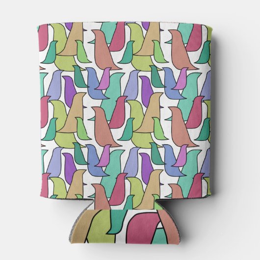 鳥群れ 缶クーラー (裏面)