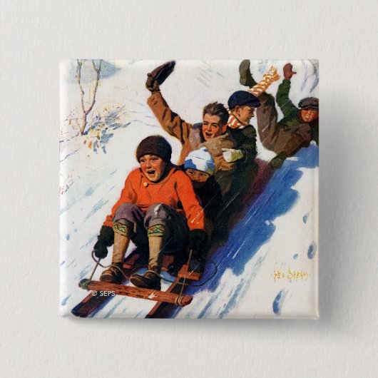 鳥羽銀 缶バッジ (正面)