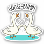 鳥肌がおもしろい動物のフン シール (正面)