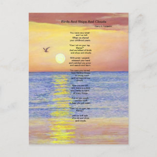 鳥船雲葉書 ポストカード