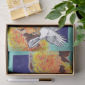 鳥花ティッシュペーパー 薄葉紙 (ギフト)