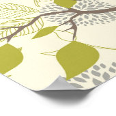 鳥花ポスター ポスター (角)