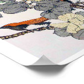 鳥花今尾渓念 ポスター (角)