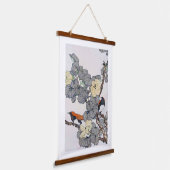 鳥花今尾渓念 吊り下げ型タペストリー (傾斜あり)
