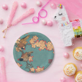 鳥花北斎日本の美術 ペーパープレート (パーティー)