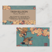 鳥花北斎日本の美術 名刺 (正面/裏面)