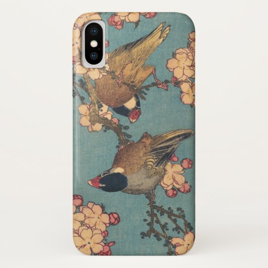 鳥花北斎日本の美術 Case-Mate iPhoneケース (裏面)