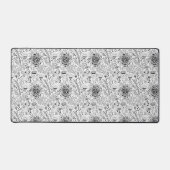 鳥花模様包み紙 デスクマット (正面)