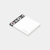 鳥花模様 ポストイット (アングル)