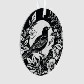 鳥花 オーナメント (正面)