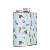 鳥花 フラスク (右)