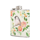 鳥花 フラスク (左)