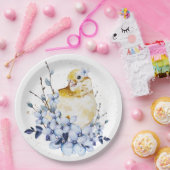 鳥花 ペーパープレート (パーティー)